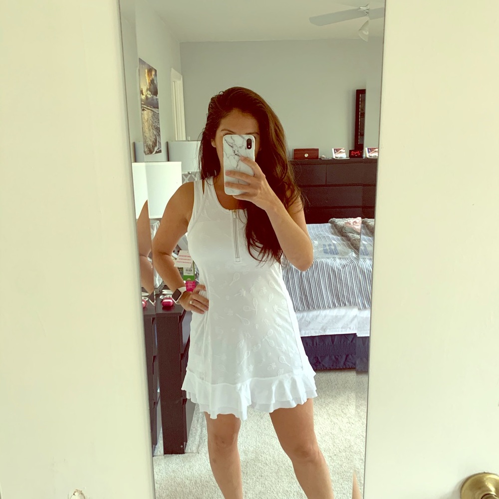 Lilly Pultizer athletic white tennis dress